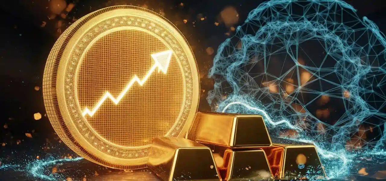 gold coin and bars